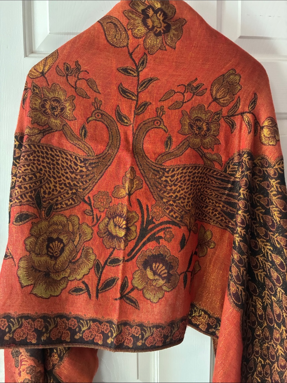 REVERSIBLE SILK BLEND PASHMINA - Picture 2 of 11